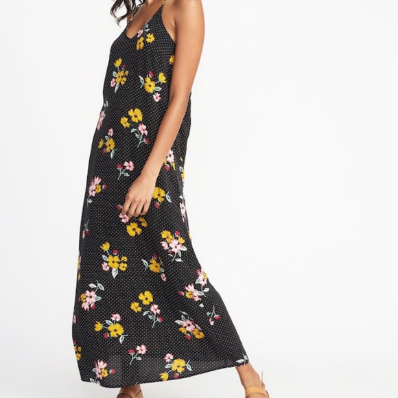old navy floral maxi dress